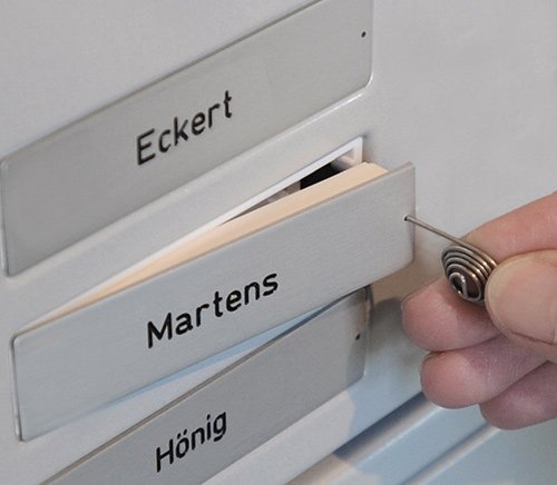 flexibler Schilderaustausch