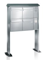 freistehend mit Überdachung